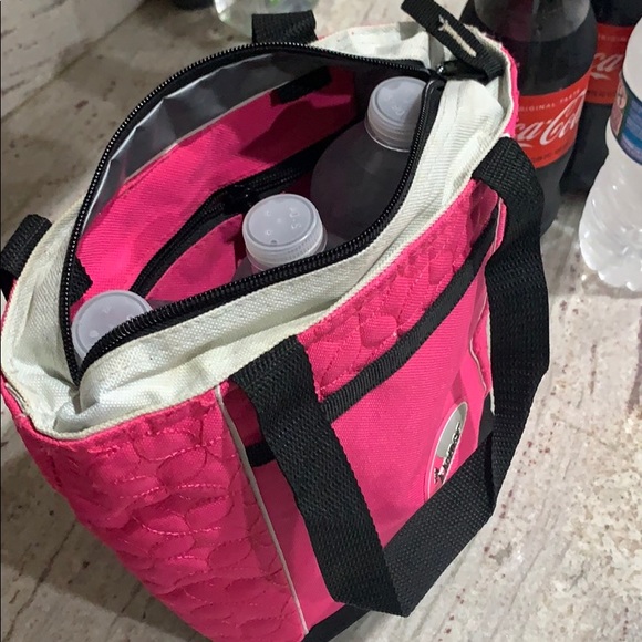 Pink Fridge insulated mini cooler bag - Picture 4 of 5